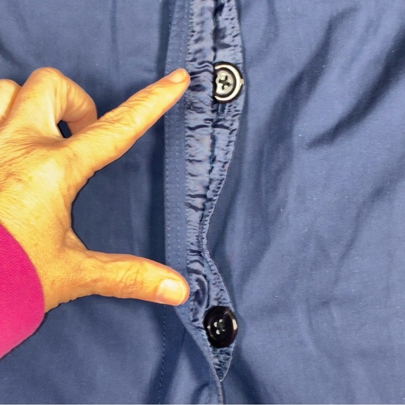 Navy Blue Coat with Red Accents - Picture 14 of 14